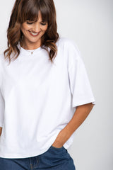 Koah Boxy-Fit Tee - White - The Self Styler