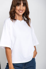 Koah Boxy-Fit Tee - White - The Self Styler