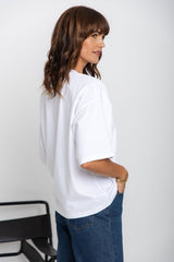 Koah Boxy-Fit Tee - White - The Self Styler