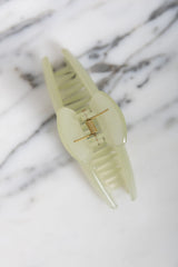 Sara Claw Hair Clip - Sage Green - The Self Styler