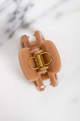 Harriet Claw Clip - Latte - The Self Styler
