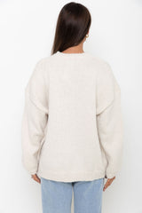 Benji Knit Jumper - Cream - The Self Styler
