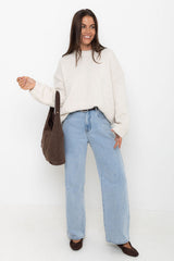 Benji Knit Jumper - Cream - The Self Styler