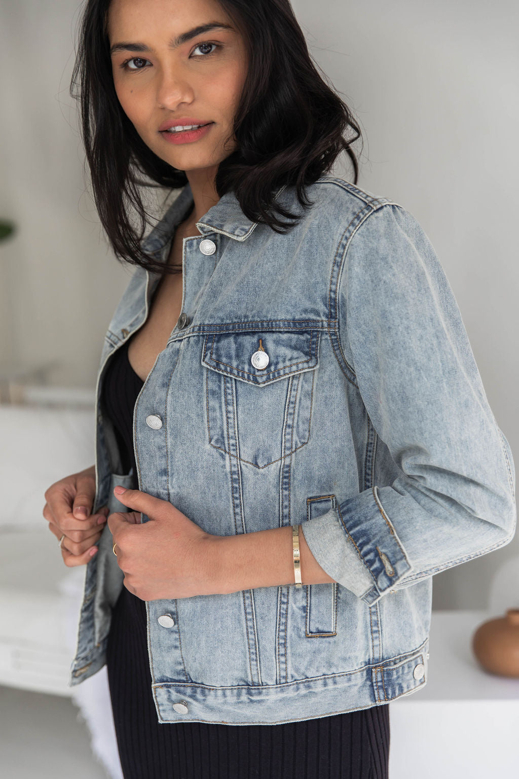Ryder Denim Jacket Vintage Wash The Self Styler