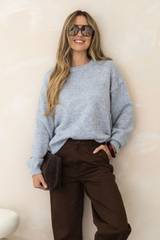 Mara Knit Jumper - Grey