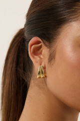 Ina Earrings - Gold - The Self Styler