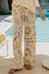 Maci Pants - Palmira Print - The Self Styler