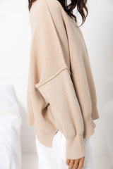 Romy Oversized Knit Jumper - Oatmeal