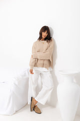 Romy Oversized Knit Jumper - Oatmeal