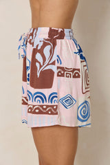Elijah Shorts - Electra Print - The Self Styler