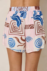 Elijah Shorts - Electra Print - The Self Styler
