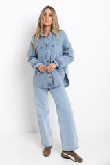 Banksy Relaxed-Fit Denim Jacket - Vintage Wash - The Self Styler - The Self Styler