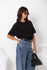 Sonny Relaxed-Fit Tee - Black