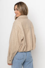 Zayne Bomber Jacket - Oat