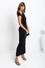 Myla Off The Shoulder Dress - Black