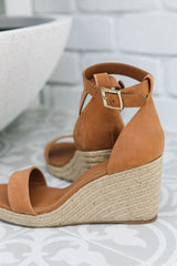 Reign Leather Wedge Heel - Tan - Siren Shoes - The Self Styler