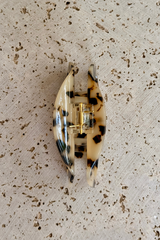 Bonnie Acetate Hair Claw Clip - Light Tort - The Self Styler