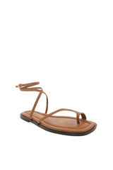 Lauren Gladiator Sandal - Dark Tan - The Self Styler