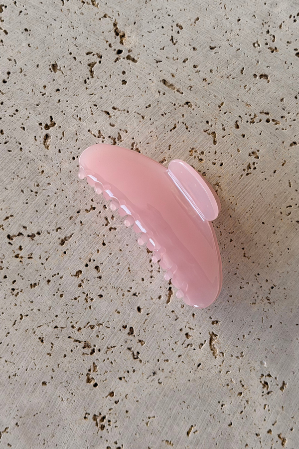 Sophia Acetate Hair Claw Clip - Pink