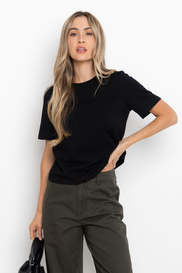Baylee Basic Tee - Black
