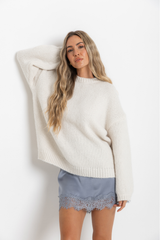 Benji Knit Jumper - Cream