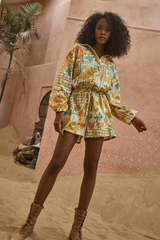 Lana Playsuit - Paradise Print - Girl and the Sun - The Self Styler