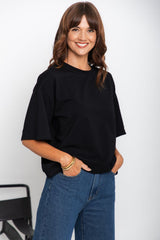 Koah Boxy-Fit Tee - Black