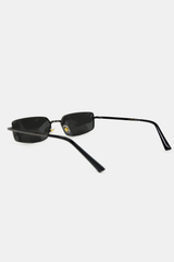 Gwenyth Polarised Metal Frame Sunglasses - Black
