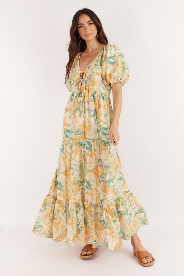 1 Valentina Maxi Dress - Wildflower Print - Girl and the Sun - The Self Styler