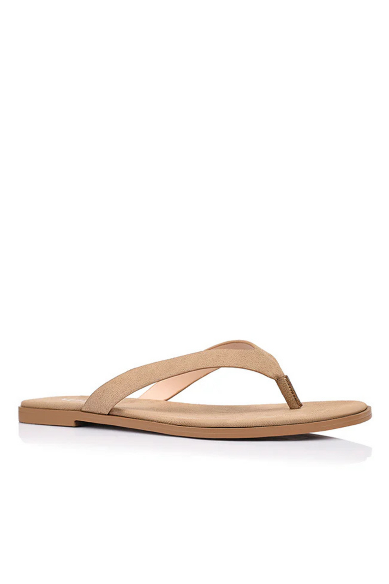 Sacha Thongs - Taupe Micro - The Self Styler