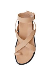 Zinnia Gladiator Sandal - Clay - The Self Styler