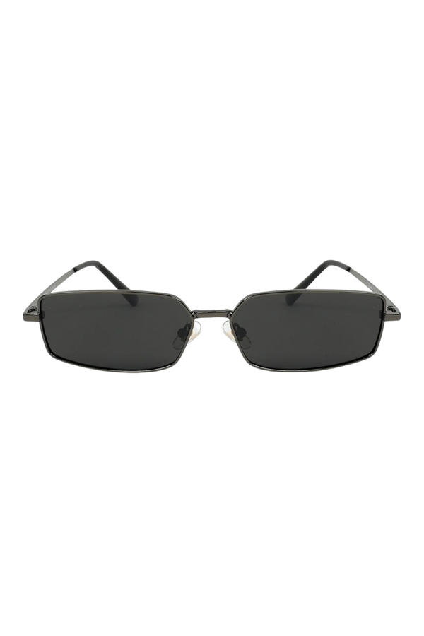 Gwenyth Polarised Metal Frame Sunglasses - Black