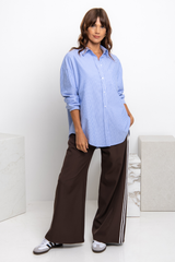 Bentley Relaxed-Fit Shirt - Blue Stripe