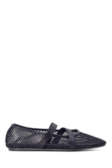 District Mesh Ballet Flats - Black