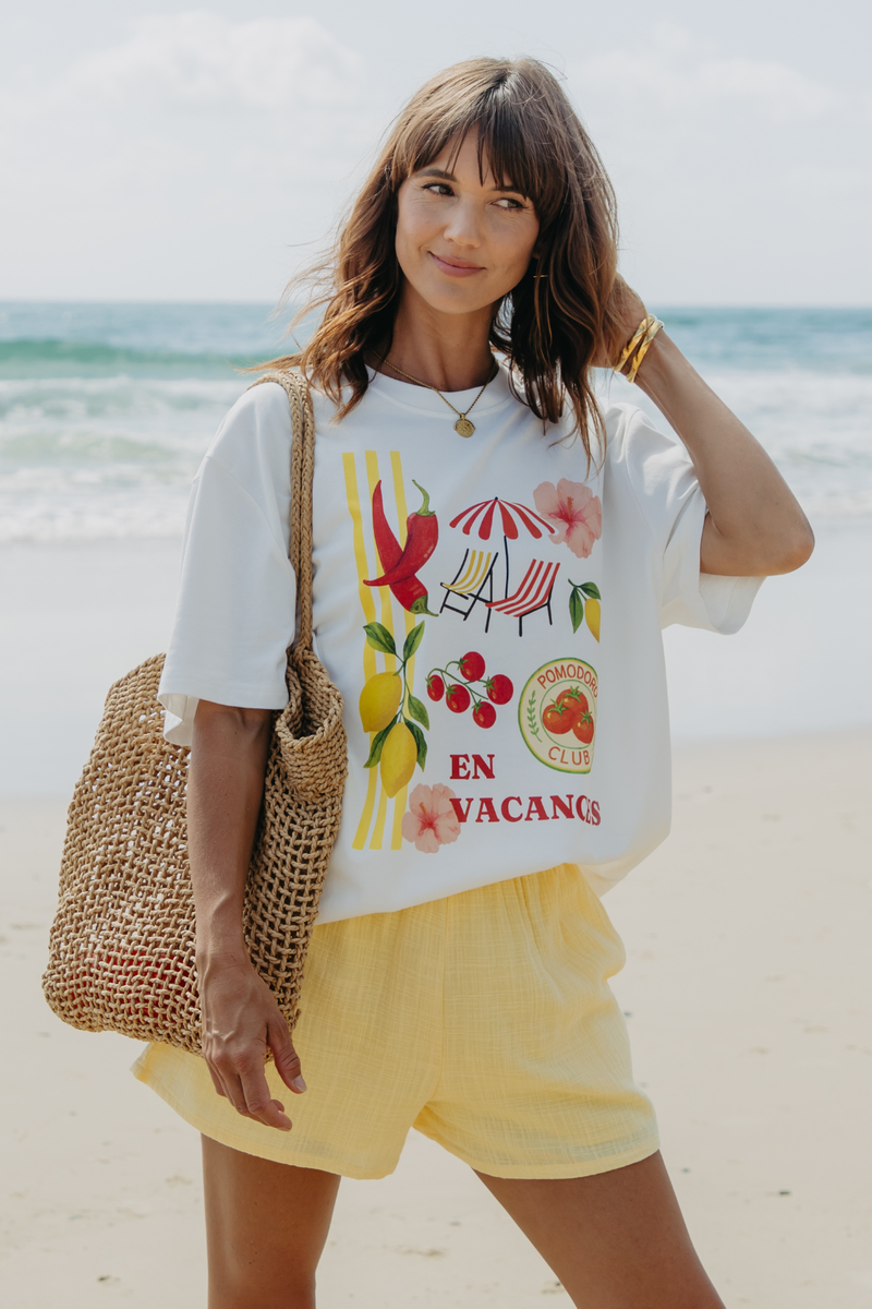 Brooklyn Cotton Shorts - Yellow - The Self Styler