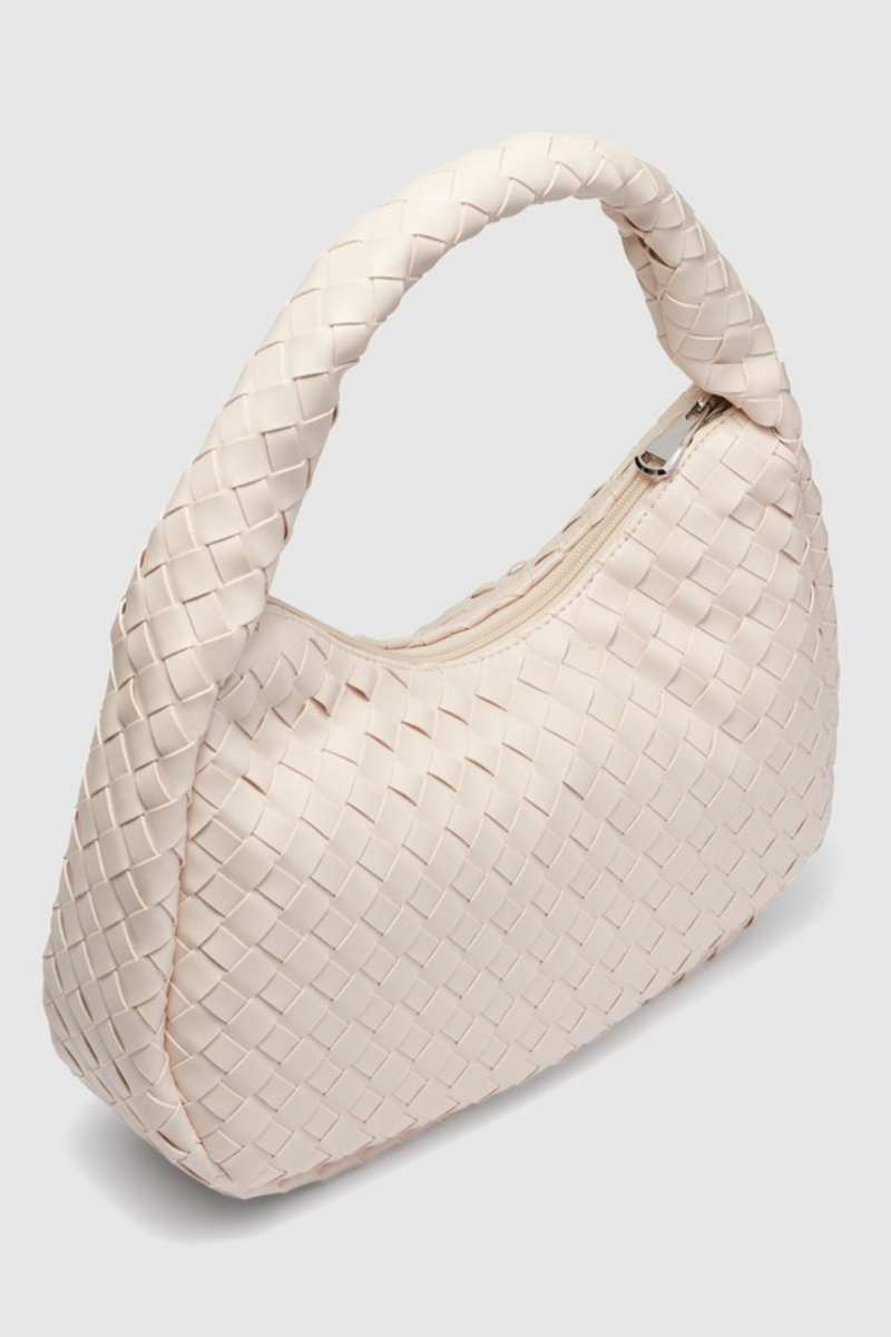 Jupiter Woven Bag - Stone - The Self Styler