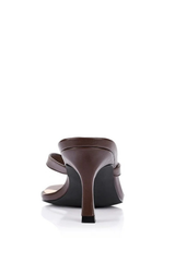 Essence Heeled Thongs - Chocolate Brown