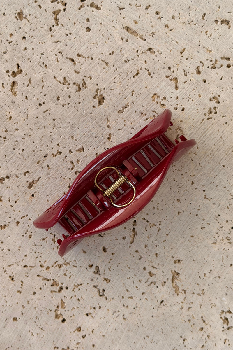Lola Hair Claw Clip - Sangria Shimmer - The Self Styler