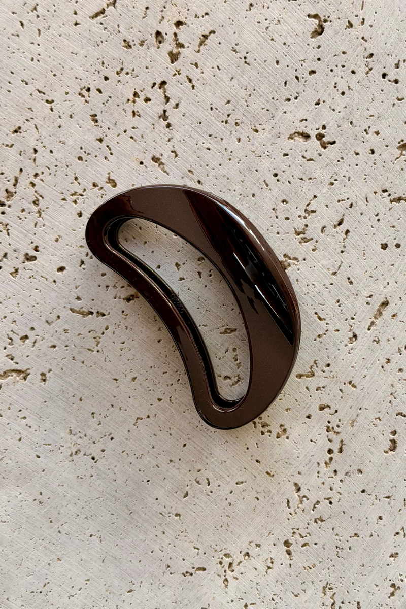 Lola Hair Claw Clip - Choc Brown Shimmer - The Self Styler