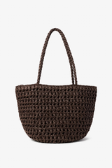 Mercato Straw Tote Bag - Brown