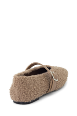 Tilt Teddy Ballet Flats - Mocha