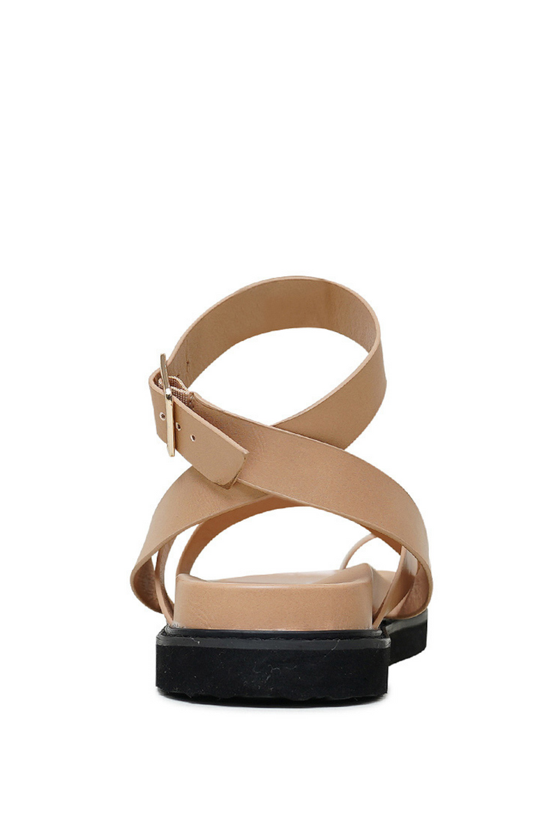 Zinnia Gladiator Sandal - Clay - The Self Styler