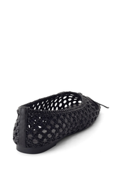 Oaklyn Woven Ballet Flats - Black