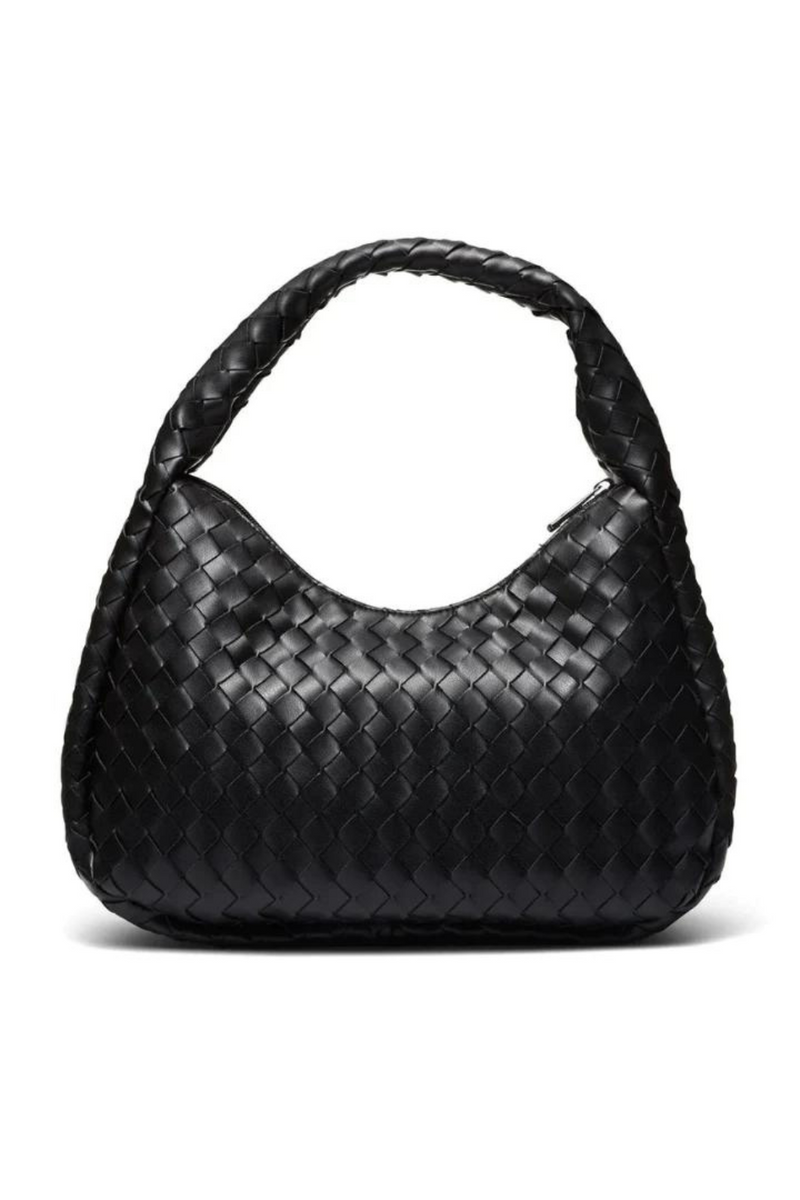 Jupiter Woven Bag - Black - The Self Styler