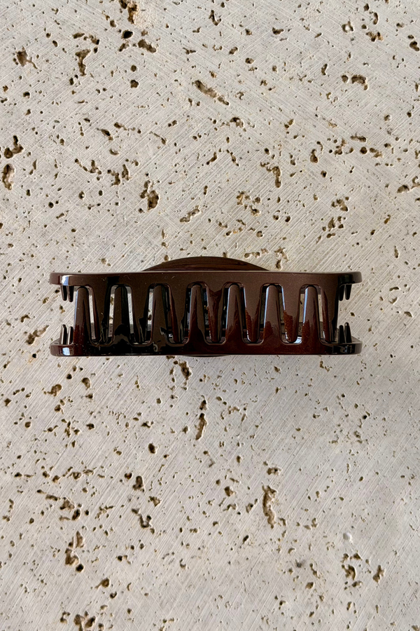 Lola Hair Claw Clip - Choc Brown Shimmer - The Self Styler