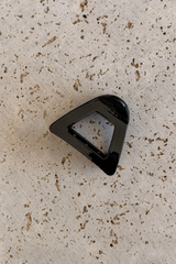Charlie Acetate Hair Claw Clip - Black