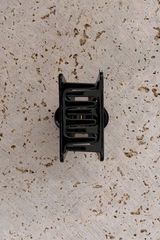 Charlie Acetate Hair Claw Clip - Black