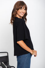 Koah Boxy-Fit Tee - Black