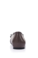 Eugenie Ballet Flats - Chocolate Brown
