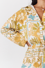 Lana Playsuit - Paradise Print - Girl and the Sun - The Self Styler